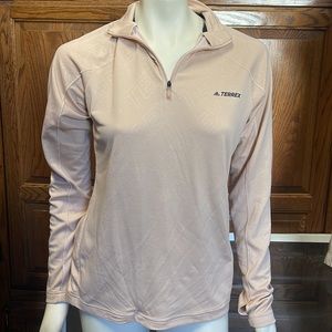 TERREX TRACEROCKER 1/2 ZIP LONG SLEEVE TEE SIZE LARGE